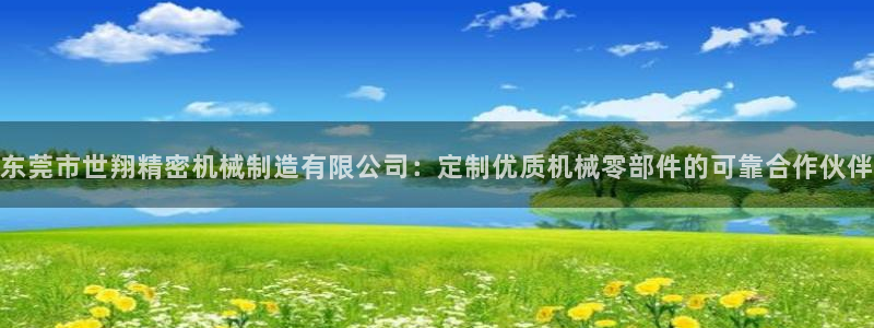 彩神是真的吗：东莞市世翔精密机械制造有限公司：定制优质机械零部件的可靠合作伙伴