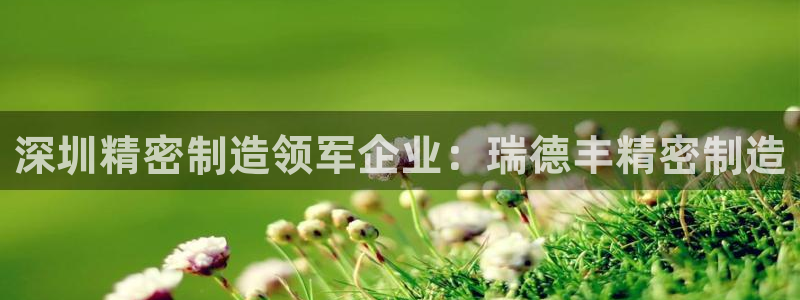 彩神官方登录：深圳精密制造领军企业：瑞德丰精密制造