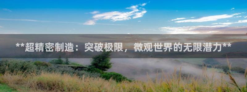彩神8官网500：**超精密制造：突破极限，微观世界的无限潜力**