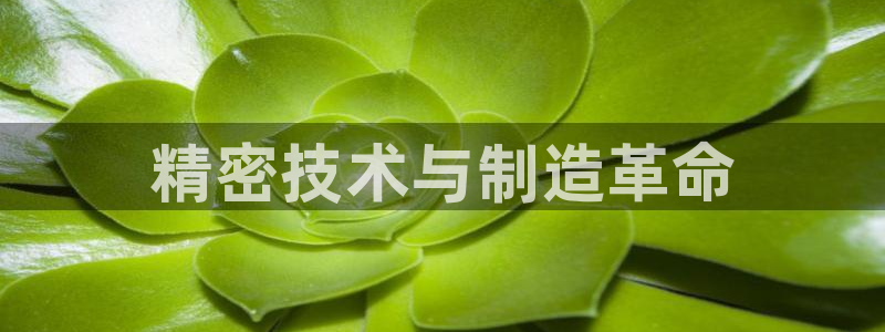 彩神通官方网：精密技术与制造革命