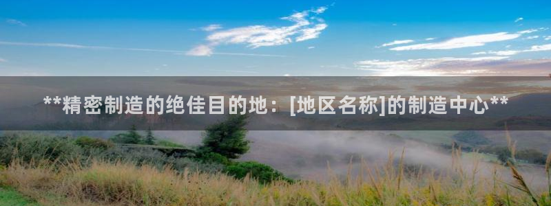 彩神v8手机客户端在哪：**精密制造的绝佳目的地：[地区名称]的制造中心**