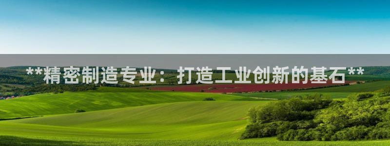 彩神趣购彩用户注册：**精密制造专业：打造工业创新的基石**