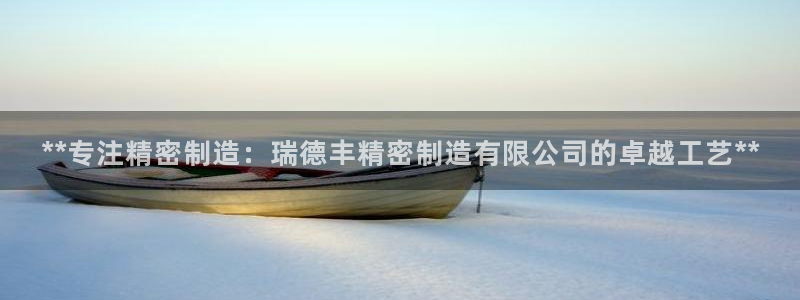 彩神v8手机客户端下载：**专注精密制造：瑞德丰精密制造有限公司的卓越工艺**