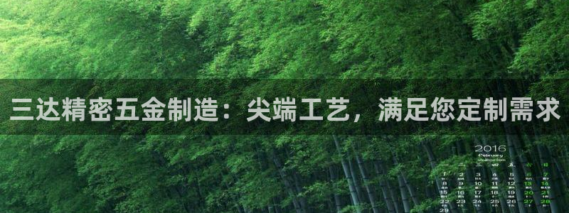 下载彩神通关注码：三达精密五金制造：尖端工艺，满足您定制需求