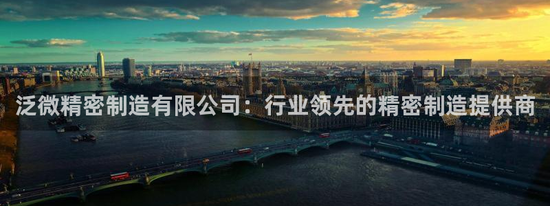 彩神app赚钱是真是假：泛微精密制造有限公司：行业领先的精密制造提供商