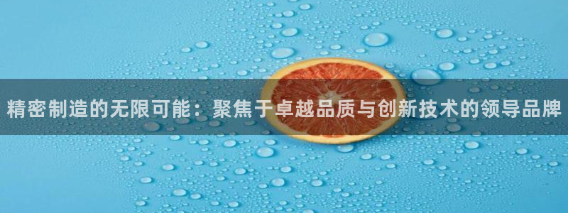 彩神大发云：精密制造的无限可能：聚焦于卓越品质与创新技术的领导品牌