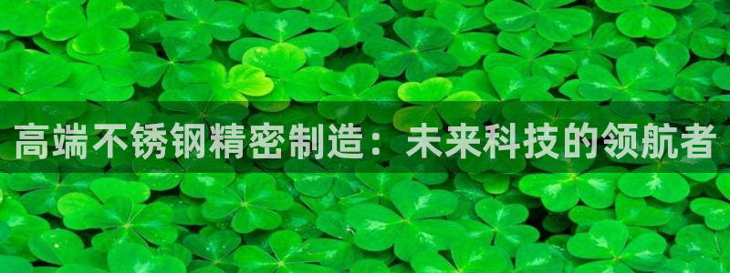 彩神天下专家专栏：高端不锈钢精密制造：未来科技的领航者