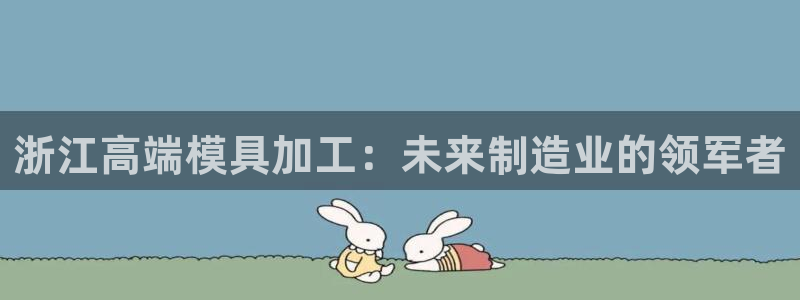 彩神vl官网：浙江高端模具加工：未来制造业的领军者